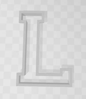 3D MODEL CUTTER LETTER L