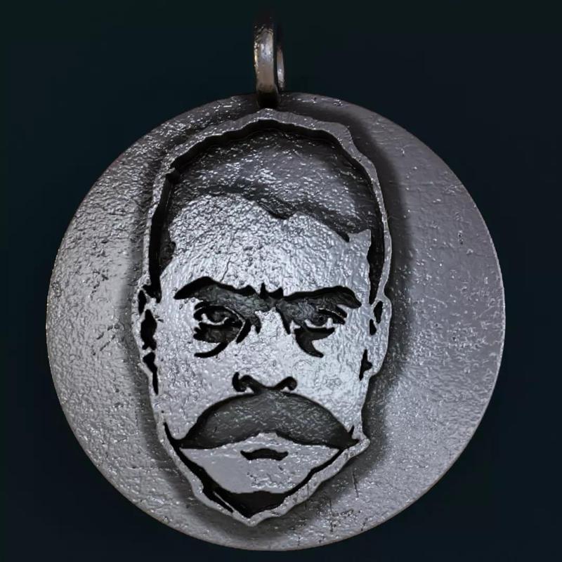 Emiliano Zapata pendant