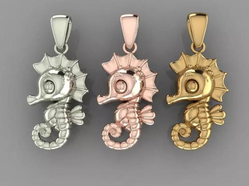 seahorse cute pendant