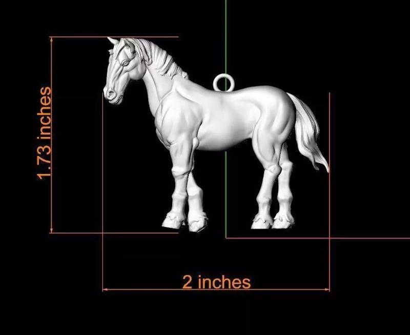 Horse pendant new