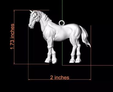 Horse pendant new