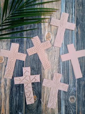 Set Cortante  Cruz y Texturas Cookies Galletas