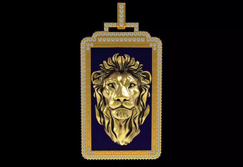 Line Tarot Card Enamel Pendants