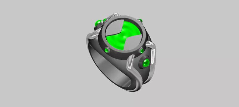 Omnitrix Styled Ring from Ben Ten