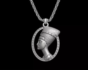 NEFERTITI PENDANT ARTIFACT ANCIENT EGYPT M04