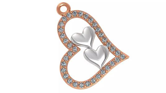 Dual Heart Pendant