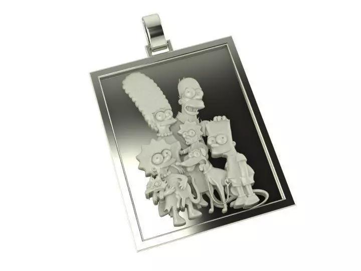 SIMPSON FAMILY PENDANT