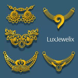Gold Pendant Combo Set Collection