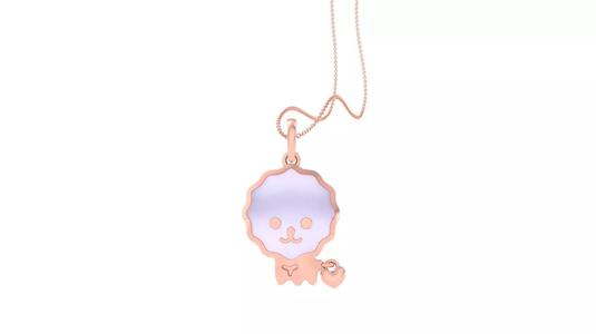 Puppy Dog Heart Light Weight Kids Pendant Necklace Charms 3dm