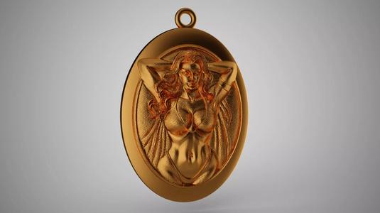 Girl Pendant