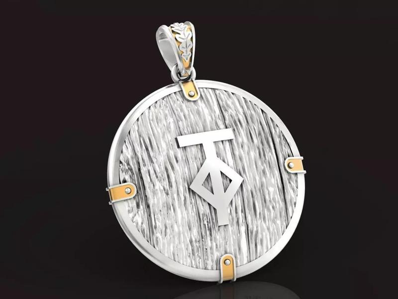 Slavic Amulet rune God Kryshen in Svarog Circle 1223