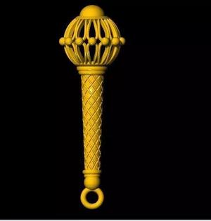 gada pendant 3dm file