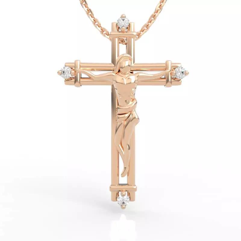 Diamond Crucifix Pendant