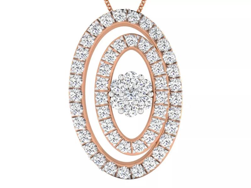 High Jewelry Pendant Earrings Set 3dm stl obj mtl gltf glb