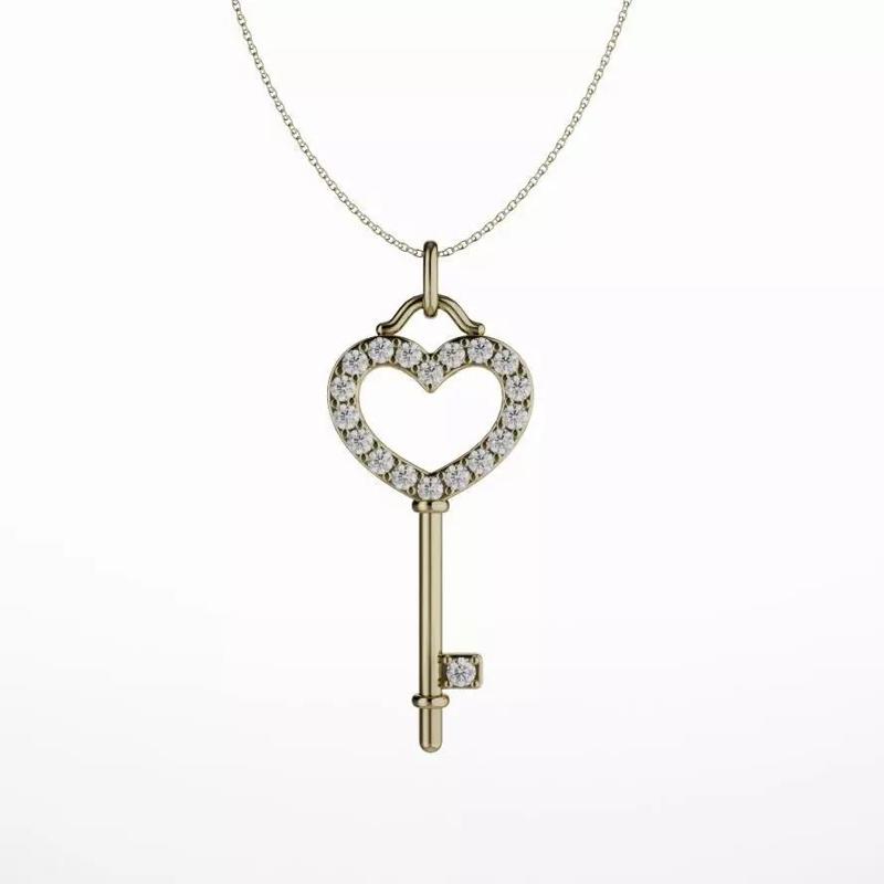 Pendant 2025 001 Heart key