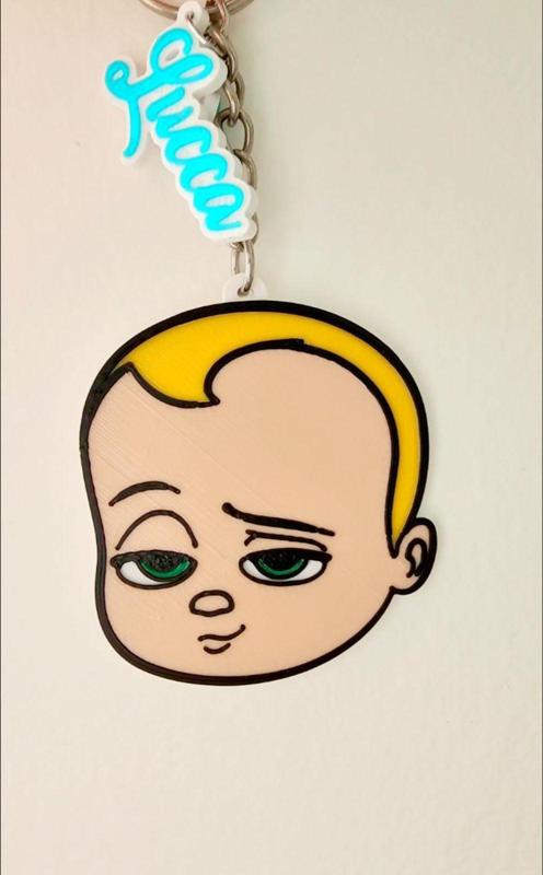 Baby boss - boss in diapers Keychain Keychain key chain