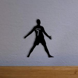 Cristiano Ronaldo Silhouette CR7 Wall