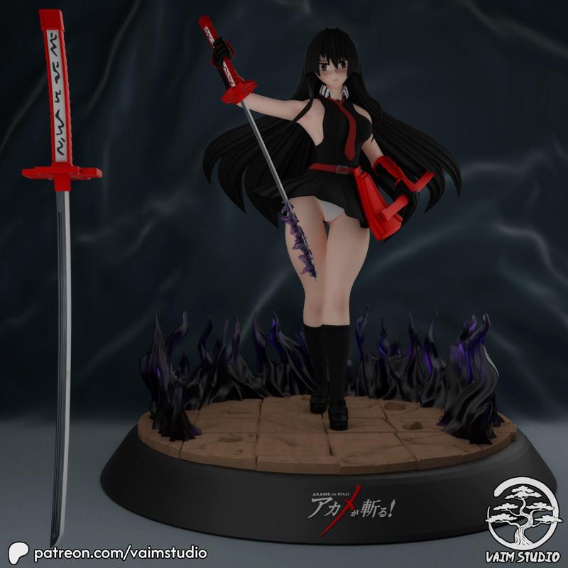 Free STL Katana Akame - Murasame