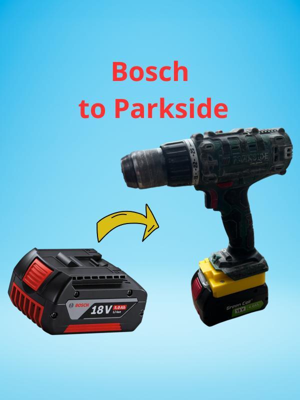 Bosch to Parkside battery adapter