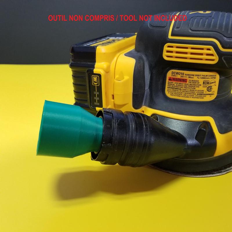 ADAPTATEUR POUR SABLEUSE DEWALT / ADAPTER FOR DEWALT SANDBLASTER