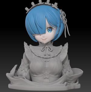 Rem bust 3D Model
