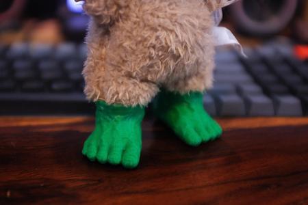 Hulk Leg Boots - Shoes wearable -  Labubu Accessories Toys