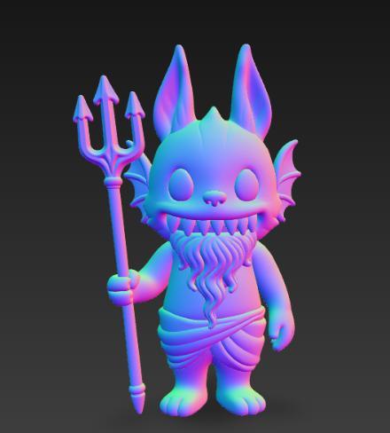 The Monsters Labubu - Posedion