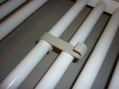 Clamp hook for bathroom radiators