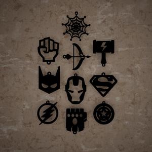 Super Heroes Key Chain Superheros Keychains