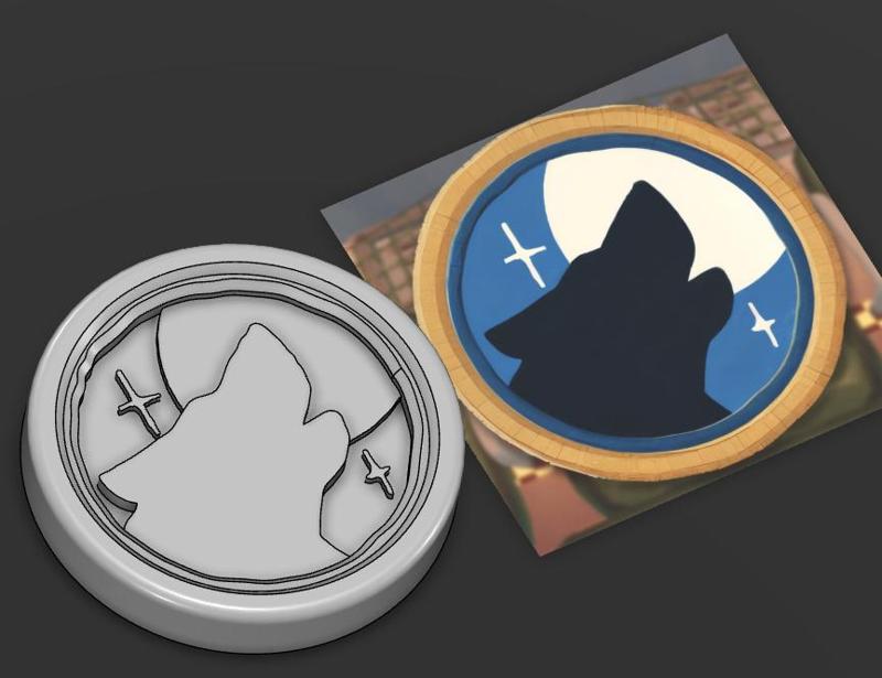 PEAK Lone Wolf Badge