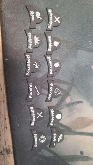 Malifaux status effect Base Tokens