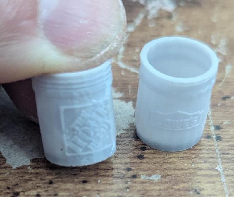 1/24 scale Lowes and Home Depot Buckets