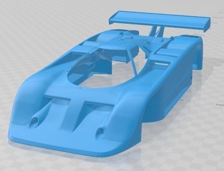 Nissan GTP ZX Turbo 1985 Printable Body Car