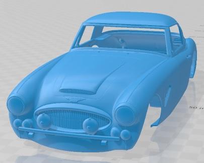 Austin Healey 3000 MK II Printable Body Car