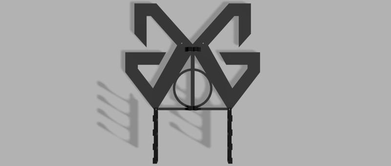 Grindelwald wall wand holder