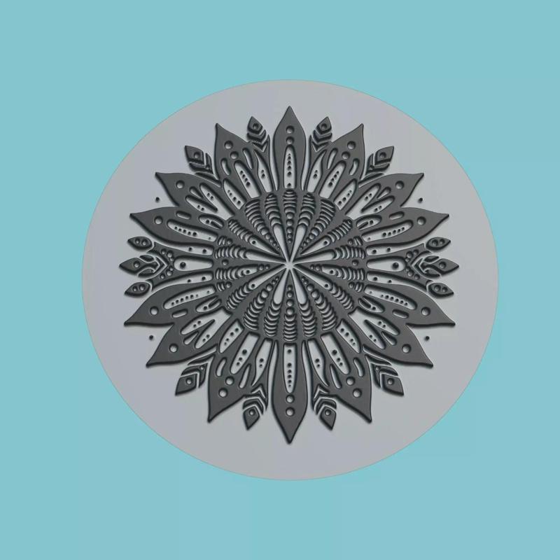 Sea urchin Animal Medallion Sea urchin Print Model