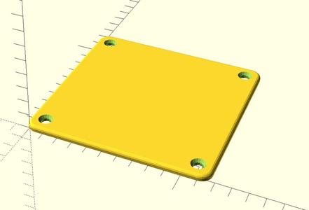 parametric rounded corner plate plus
