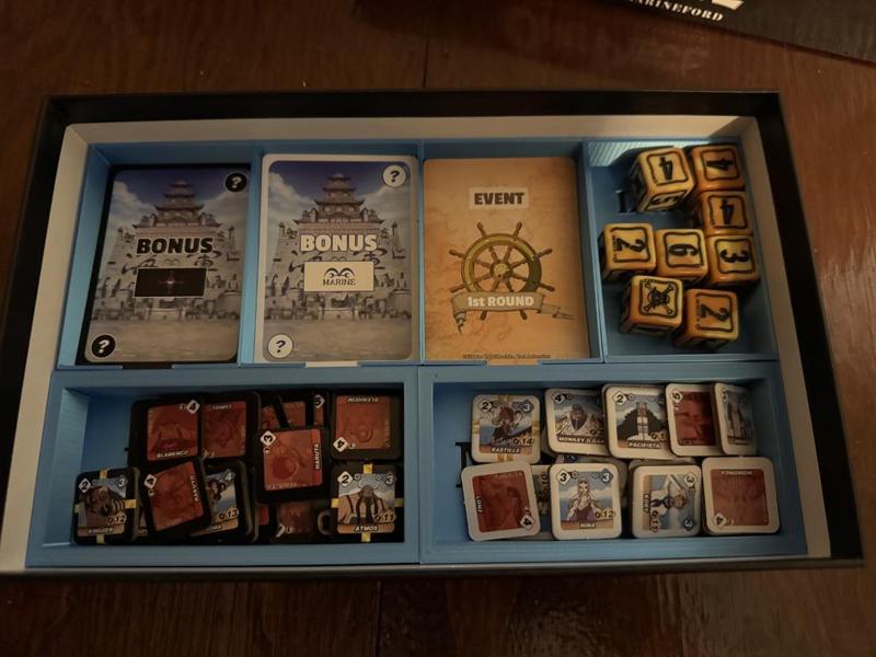 One Piece Assault on Marineford Board Game Organizer