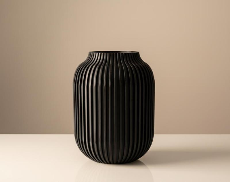 striped modern Vase