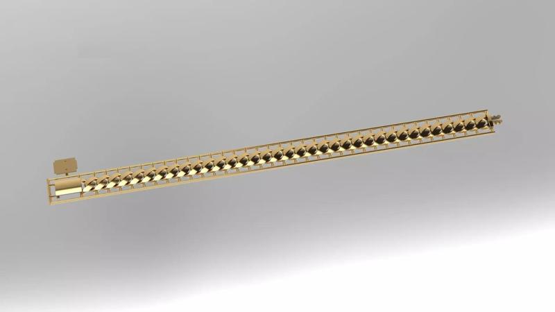 7mm gurmet chain bracelet without stone model for machine