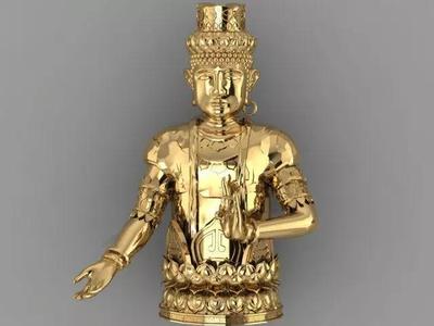 Buddha Models Elevating Spiritual Art in the Digital World