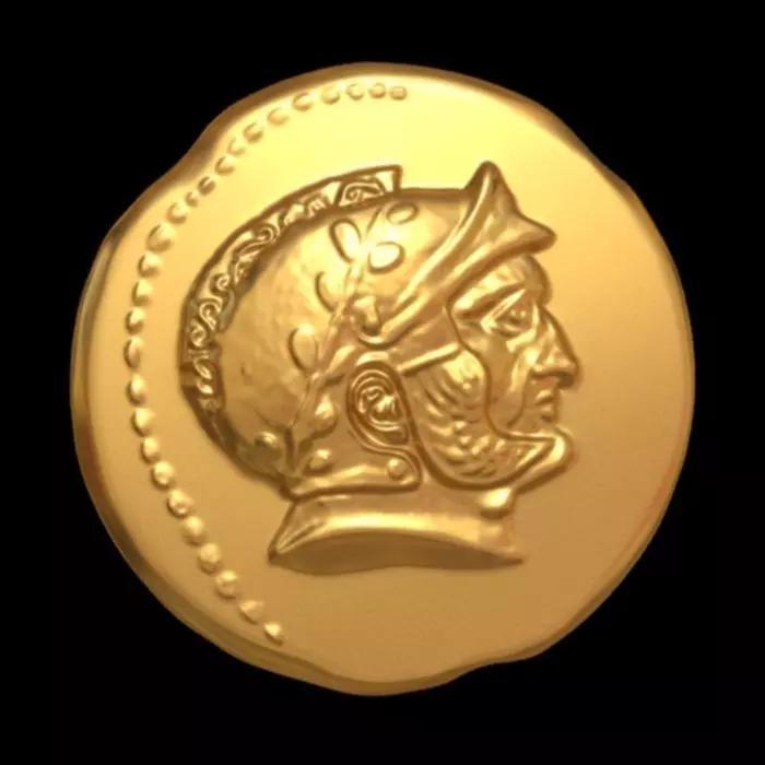 old Rome coin2-3d print model