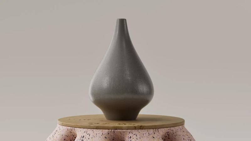 JARRON DECORATIVO - FLORERO - VASO GOTA