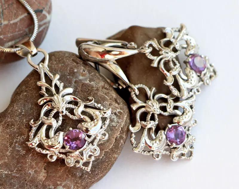 Pendant and earrings - Jewelry 3D model for download