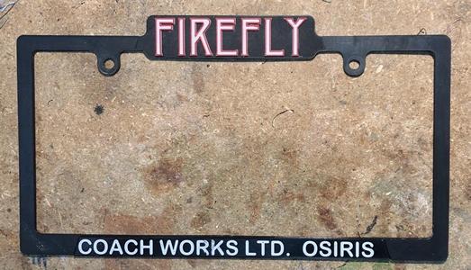 Firefly License Plate Frame