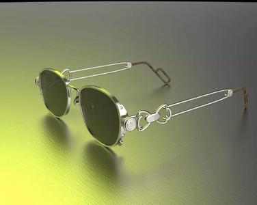 Glasses pair of sunglasses