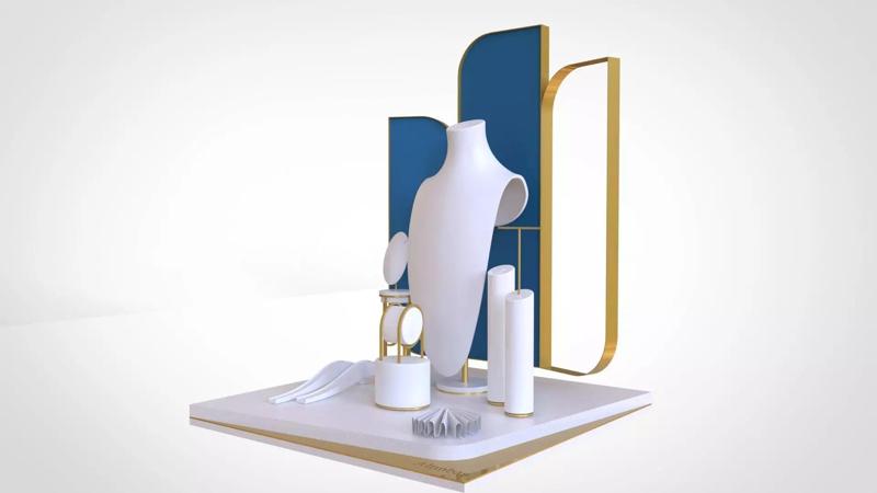 Francis Display Stand - Bust Mannequin