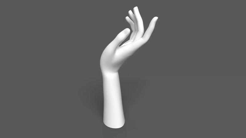 Female Right Hand Mannequin