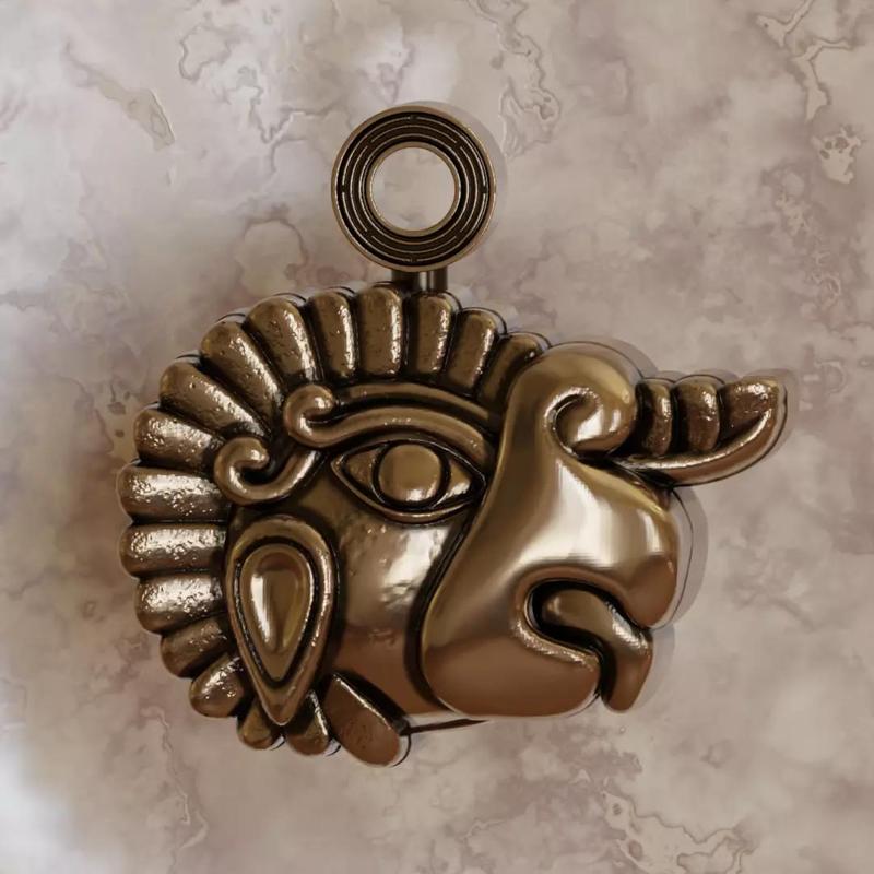 Aztec symbol pendant 8 Vulture - Cozcacuauhtli