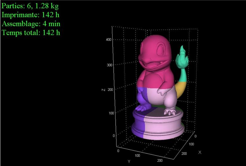 salameche statue 42Cm